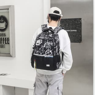 high quality College Students Boys Large Capacity Schoolbag Original Niche Casual Men's Backpack Travel Computer Backpack