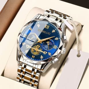 Casaro's New Multifunctional Quartz Watch, Versatile Trendy Watch, Six-Pin Timing, Casual Trendy Men's Alloy Men's Watch