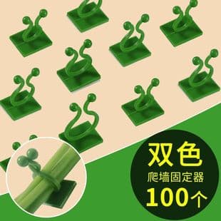 Plant Climbing Tool for Green Plants, Wall Climbing Fixer, Green Plant Climbing Clip, Wall Hook, Sticky Climbing Vine Rod