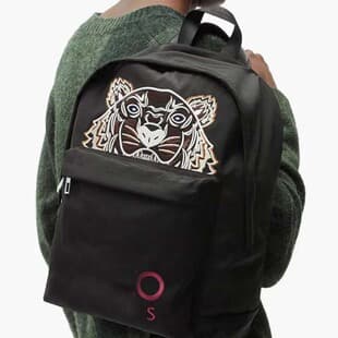 KEN Tiger Head Backpack Embroidered Casual All-match Backpack Student Large Capacity Men's and Women's Couple's Simple Schoolbag Trendy Brand