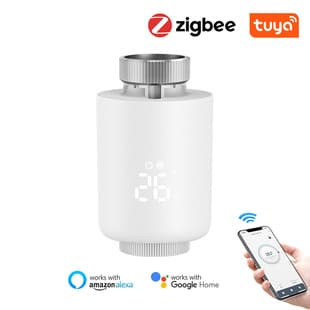 Graffiti wireless zigbee temperature control valve radiator valve radiator mobile phone APP remote control intelligent temperature control