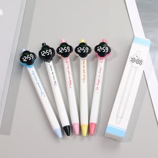 Creative Mini Watch Pen for Learning, Ultra-Small Time-Telling Pen, Back-To-School Season, College Style, Trendy Fashion Pen with Small Watch Face