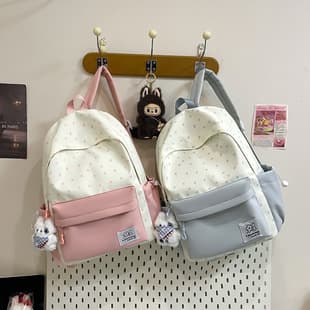 High-Capacity, Stylish and Fresh-Looking Backpack for Students, Suitable for High School and Middle School, Travel Bag, Lightweight Travel Backpack
