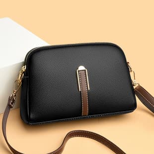 Women's Bag 2026 New Style Shell Bag Korean Version Simple Shoulder Bag Coin Purse Textured Crossbody Small Bag Cross-Border Wholesale