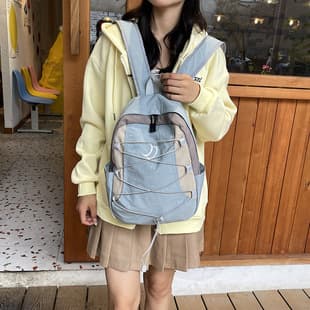 Trendy Japanese-Style Backpack for Women, Lightweight Sports Outdoor Travel Bag for Men, Versatile College Student Backpack