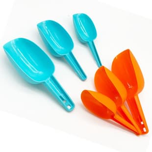 Gardening Plastic Flower Shovel Small Shovel Three-Piece Set for Home Use, Soil Loosening, Flower Planting, and Cultivation, Thickened Soil Shovel, Outdoor Beachcombing Tool