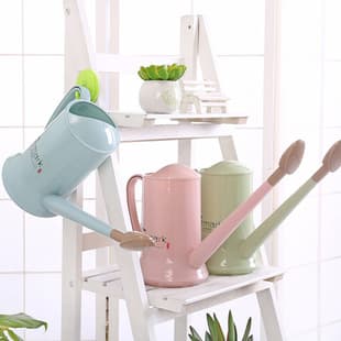 Plastic Long Mouth Sprinkler Watering Kettle Watering Flowers Household Green Planting Drenching Pot Watering Pot Small 2L Liter Gardening Tools