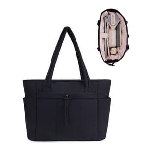 In-Stock New Quilted Tote Bag, Large Capacity Women's Laptop Bag, Ladies' Handbag, Lightweight Shoulder Bag