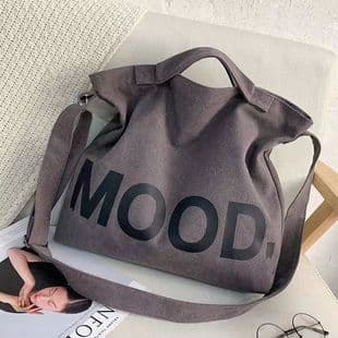 Bags for Women 26 New Style Unisex Crossbody Bag Large Capacity Washed Thickeneded Canvas Bag Class Bag K-Style Versatile