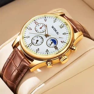 New Wokai Wokai Business Watch Casual Belt Quartz Sports Table Men's Watch Men's Watch Wholesale