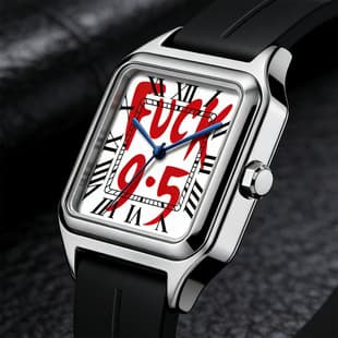 Cross-Border New Fashion Square Watch for Men and Women, Versatile Casual Arabic Waterproof Quartz Watch, Factory Direct Sale
