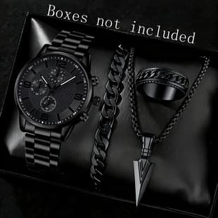 Cross-Border New Products Hot-Selling Fashion Digital Three-Eye Men's Watch with Leather Strap, Men's Wristwatch, Direct from Manufacturer, Wholesale