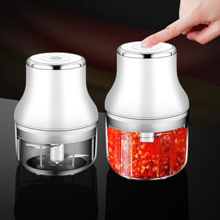 Cross-border Intelligent Household Electric Garlic Putter Cross-border Wireless Garlic Beater Meat Frother Kitchen Children's Supplementary Food Mixer