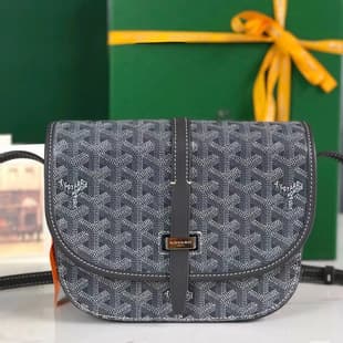 Goyard Vintage Monogram Letter Saddle Bag Small Flap Messenger Bag Fashionable Shoulder Crossbody Women's Bag Trendy