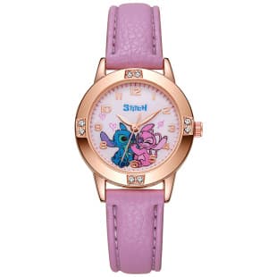 Cross-Border Dropshipping Rose Gold Diamond Belt Watch Female Student Watch Girls Junior High School Student Special Exam Watch