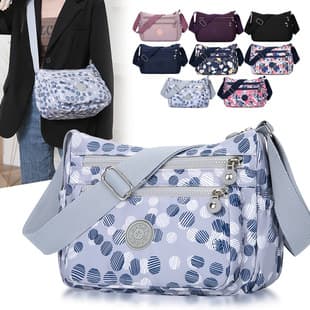 Women's Bag Korean Style New Mommy Shoulder Bag Multi-Layer Casual Fashion Crossbody Bag Trendy Versatile Mobile Phone Coin Bag