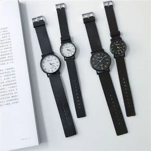 Watch for Female Students, Korean Style, Simple, Junior High School, Ins Couple Watch, Douyin Lifestyle, Waterproof, Outdoor Sports Quartz Watch