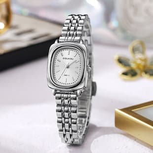 Oval New Watch Women's Watch Quartz Watch Simple Temperament Niche Student Steel Band Guangzhou Watch Hot Style
