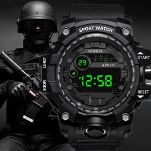 Foreign Trade Amazon Fashion Multifunctional Outdoor Men's Electronic Watch for Men and Women Students Running Sports Watch