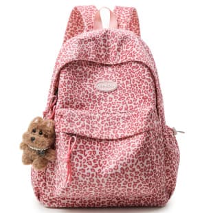 Yx New Large-Capacity Backpack Leopard Print Computer Backpack College and High School Students' School Bags Korean Version Cross-Border Wholesale