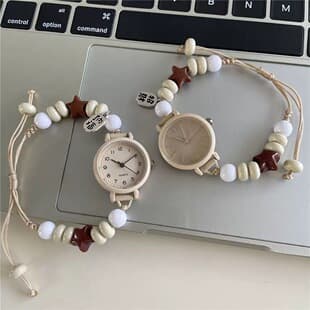 Cross-Border DIY Star Chain-Style Artistic and Fashionable Ins-Style Cute Women's Watch, Simple and Elegant Bracelet for Female Students