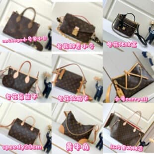 2026 New Model Monogram Carryall Small Messenger Baguette Bag Speedy Pillow Bag Women's Shoulder Crossbody Bag