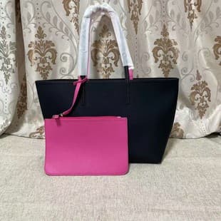 2025 Cross-Border Exclusive Double-Sided French Crocodile Tote Bag Large Shoulder Bag Women's Solid Color Handbag Commuter Style