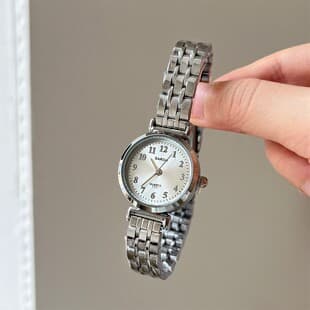New Korean-Style Simple Digital Exam Watch, Fashionable Steel Band Watch for Middle and High School Students, Women's Watch, Quartz Watch
