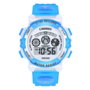 Cool Bos Coobos Children's Watch Multifunctional Colorful Light Waterproof Student Electronic Watch 0119