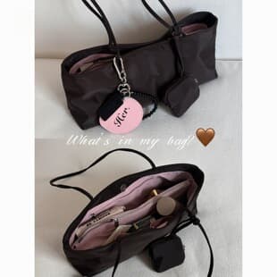 Fashionable Color-Block Nylon Tote Bag for Women 2026 New Korean Style Commuter Shoulder Bag Lightweight Large Handbag