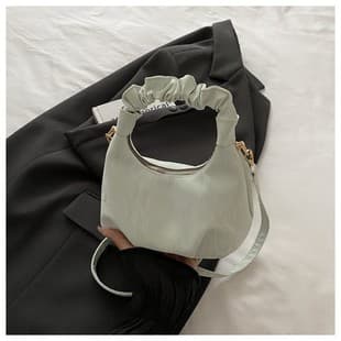 Cross-Border 2026 New Style Cloud Bag, Pleated Small Handbag, Hand-Held Crossbody Bag, High-End Cloud Small Bag