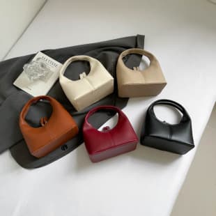 Trendy Candy-Colored Elegant Bags 2025 Embroidery Fresh Trendy Autumn Fashion Simple Handbags