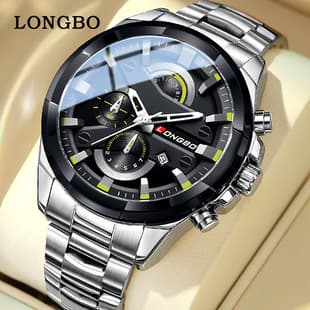 Longbo new men's watch business fashion wristwatch foreign trade cross-border TK hot-selling model direct from manufacturer 83922