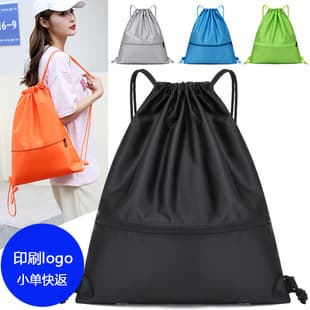 Cross-border fitness training bag Oxford cloth drawstring backpack large capacity travel bag basketball bag basketball bag