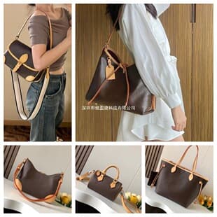 Small Vintage Carryall Viy Messenger Baguette Bag Speedy Pillow Bag (Guangzhou Cross-Border Original Leather)