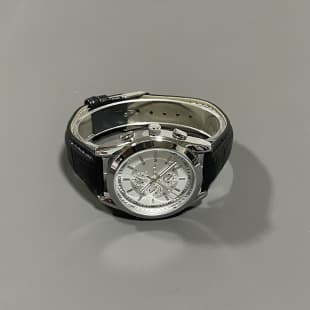 New Men's Three-Eye Watch, Men's Brand Classic Versatile Calendar Style, Stylish Leather Strap, Business Automatic Quartz Watch