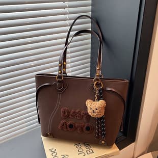 Retro Letter Commuter Armpit Bag Women's 2025 Autumn New Fashion High-End Tote Bag Large Capacity Shoulder Bag