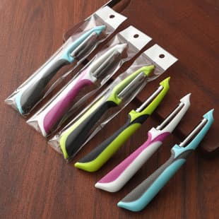 Stainless Steel Peeler Fruit Peeling Knife Household Peeling Color Kitchen Gadget Potato Planer Scraping Knife