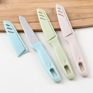 Stainless Steel Fruit Knife, Melon and Fruit Knife, Household Kitchen Mini Creative Fruit Knife, Peeling Knife, Portable Knife