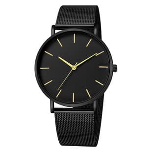 Cross-Border E-Commerce Hot-Selling Men's Watches, Simple and Fashionable Mesh Strap Men's Watches, Quartz Watches Wholesale