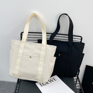 Large-capacity Tote Canvas Bag for Work and Going Out High-value Commuting All-match Art Student Book One-shoulder Cloth Bag