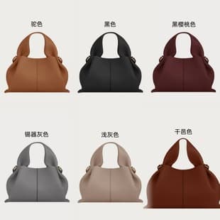 Cross-Border Polen Cloud Bag with Lychee Pattern Dumpling-Shaped Women's Fashion Handbag and Crossbody Bag