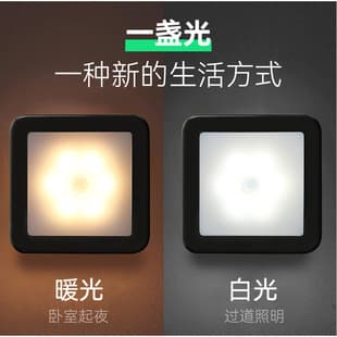 Manufacturer Supplies Square-Shaped Creative Home Night Lights, Led Closet Lights, Infrared Motion Sensor Lights