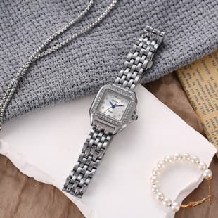 New Trendy Tiktok Hot-Selling Women's Fashion Watch, Student Quartz Square Diamond-Encrusted Watch, Female Influencer Steel Band Wristwatch