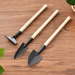Flower Planting Tools Household Set for Growing Vegetables and Flowers, Succulent Flower Shovel, Soil Loosening Potted Plant Shovel, Gardening Scissors, Small Shovel
