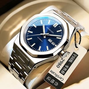 Gubaisen men's watch waterproof luminous double calendar new imitation mechanical watch live foreign trade explosions a generation of hair