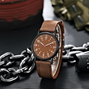 Foreign Trade Aliexpress Popular Men's Watch Large Three-Hand Pointer Quartz Watch Foreign Trade Wholesale Watch