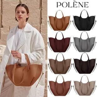 【Cross-border Bestseller】POLENE Wing Bag Tote Bag Large Capacity Women's Shoulder Bag Handheld Bucket Bag