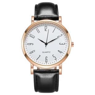 2025 Casual Men's Business Digital Dial Belt Watch Men's Watch Douyin Live One Piece Dropshipping Watch Factory