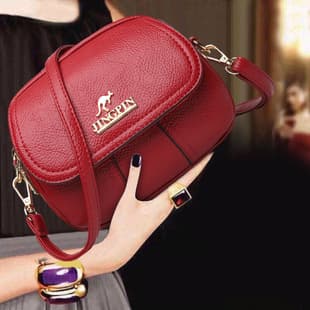 2026 New Fashion Women's Small Round Bag, Stylish Versatile Three-Layer Shoulder Crossbody Bag, Small Handbag for Women, Cross-Border Trade